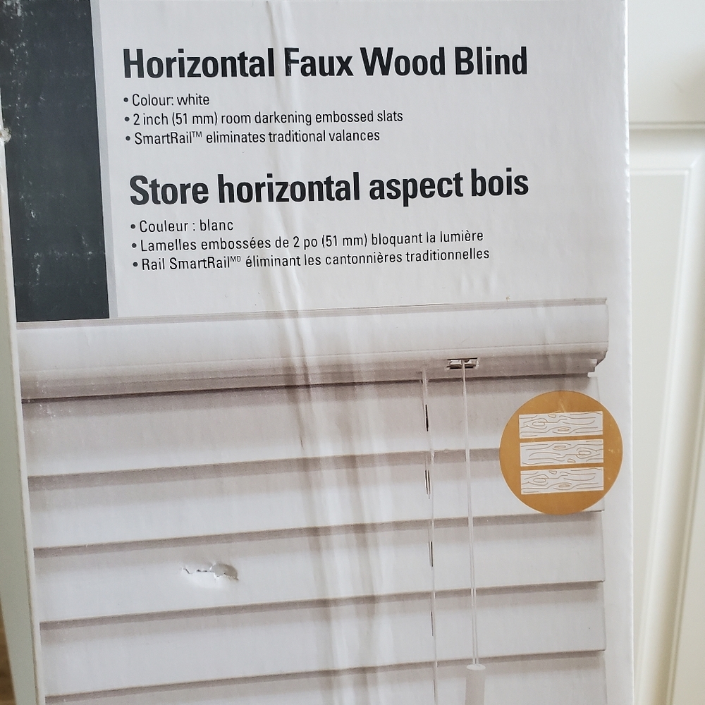 Uberhaus horizontal wood blinds